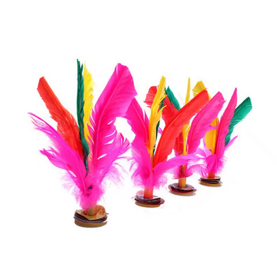 KIX Starter Kit colorful feather shuttles